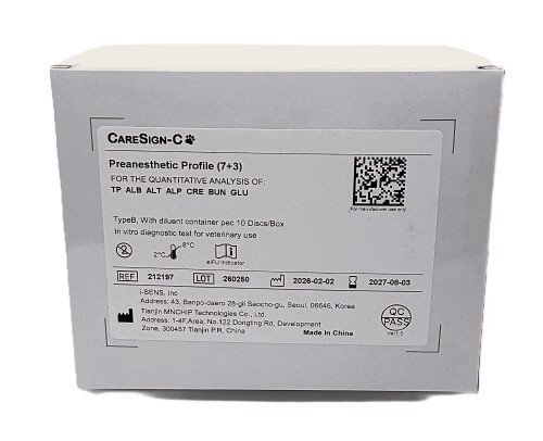 Preanesthetic Profile (7+3)